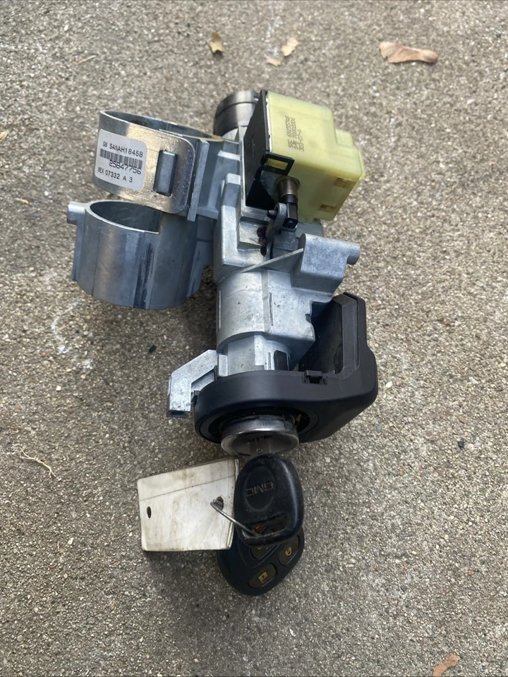 💥 2007-2017 GMC Acadia Outlook Traverse Ignition Switch Immobilizer + Key OEM - Image 1 of 4