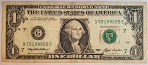 Vintage Series 1993 $1 One Dollar Bill Old Bill - Picture 1 of 2