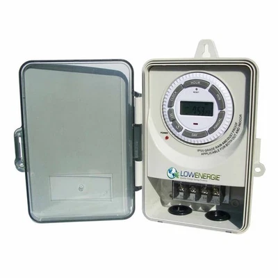 Heavy Duty Timer Switch 30A 6500w Digital Programmable IP55 water resistant - Image 1 of 4