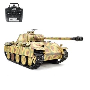 Henglong 1/16 7.0 RC Military Tank German Panther G 3879 Steel Gearbox BB IR - Picture 1 of 8