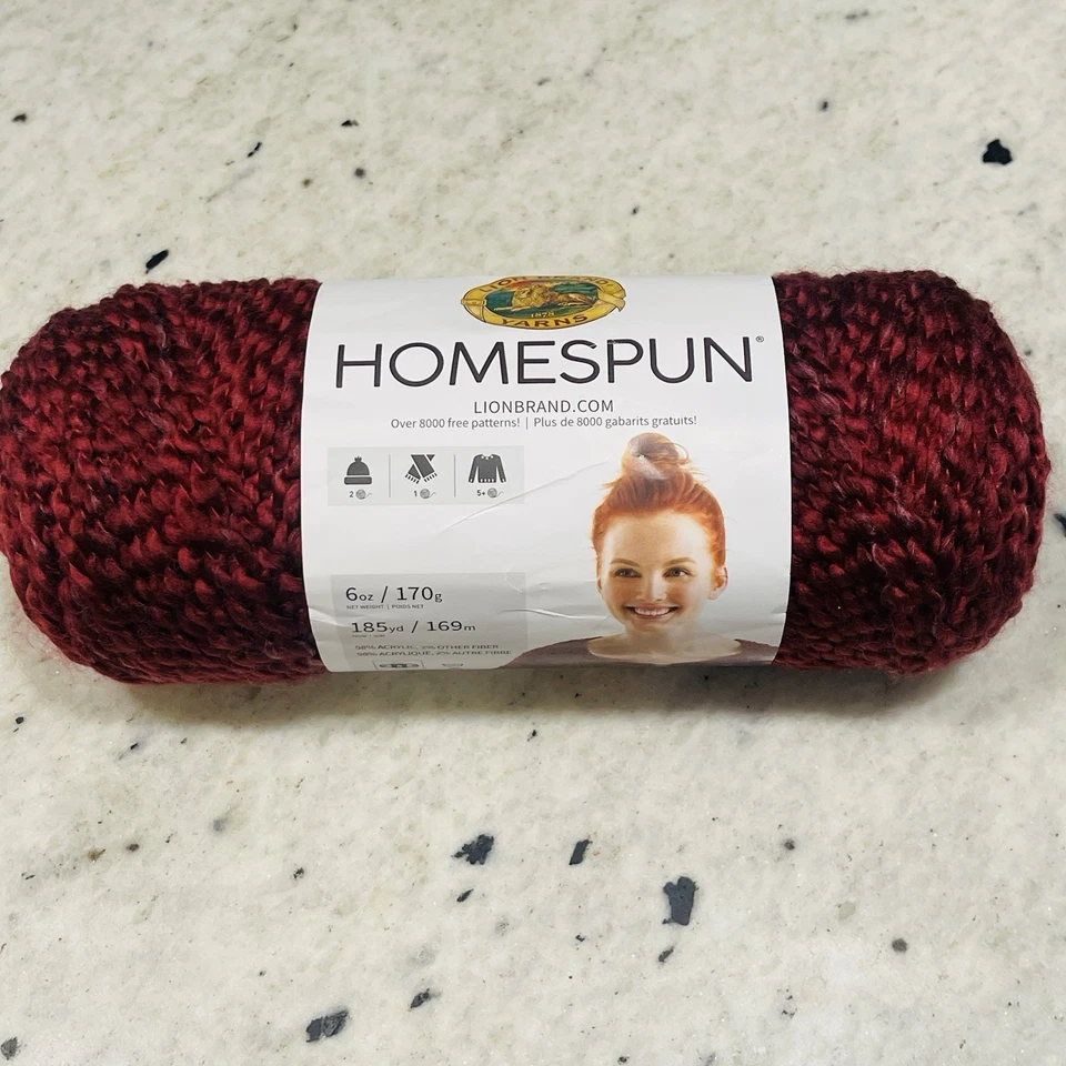 Lion BRAND Homespun Yarn Calret 433183