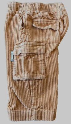 Pantalón de bolsillo de carga de pana resistente hueso de perro Gymboree Best In Show 2005 de colección 6-12M Foto 1 de 4