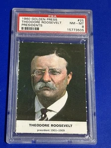1960 Golden Press Theodore Roosevelt PSA 8 - Picture 1 of 2