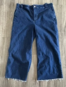 J. Crew Women’s Denim Trouser Wide Leg Jeans Size 32x26 - Picture 1 of 16
