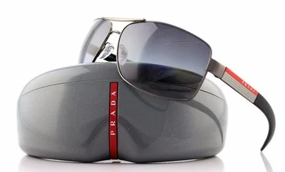 RARE POLARIZED New PRADA Sport Mens Metal Sunglasses PS 54IS 7CQ5W1 SPS 54I - Image 1 of 3