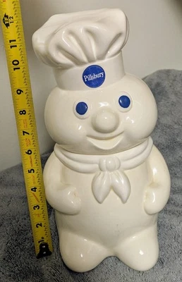 Tarro de galletas Pillsbury Doughboy vintage 1988 usado excelente forma Foto 1 de 4