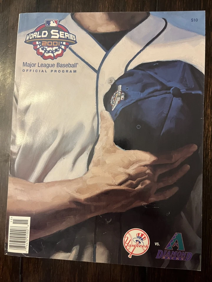 2001 MLB World Series Program. New York Yankees vs Arizona Diamondbacks New - Image 1 of 1