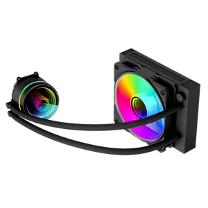 GameMax Iceburg 120mm AIO ARGB Chłodnica wody Czarna GMX-ICBG120-ARGB - Zdjęcie 1 z 8