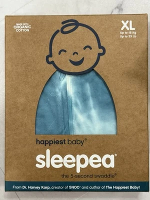 Happiest Baby Sleepea SWADDLE  XL 26-33 lbs Organic Cotton - Image 1 of 2