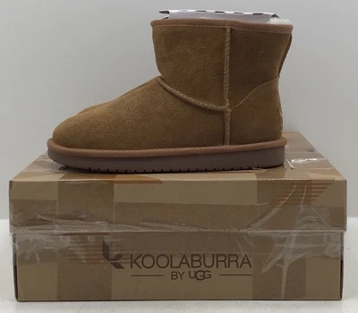 Mini botas Koolaburra de Ugg para niñas en castaño talla 1 de EE. UU. Foto 1 de 4