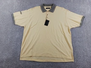 Ultra Club XXL Mens Short Sleeve Polo Shirt Yellow Cotton Blend NWOT - Picture 1 of 14