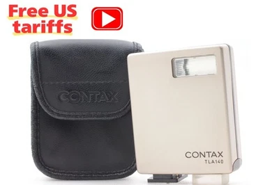 Tested [ Top MINT w/ Case ] Contax TLA140 Shoe Mount Flash for G1 G2 From JAPAN - Image 1 of 4