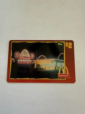 1996 Classic/Sprint McDonald's $2 cartão telefônico #35 de 50 sem arranhões - Imagem 1 de 2