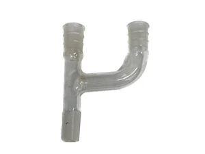 Laboratory Glass 3-Way 29/42 Claisen Distillation Adapter 5-1/2” W x 7-1/4” H B - Picture 1 of 8