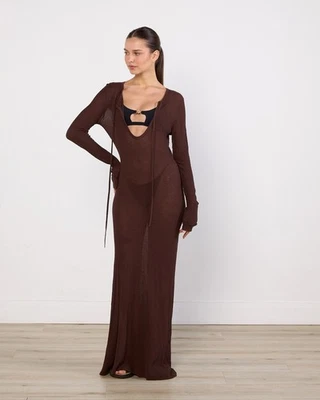 SIR. Chocolate Beach Cover Up - image 1 of 4