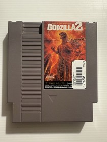 Godzilla 2 (NES 1991) TOHO / Godzilla Two War of the Monsters Nintendo - Tested