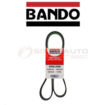 Bando Main Drive Serpentine Belt for 1991-1996 Mercury Tracer 1.9L L4 - qo Foto 1 de 4