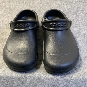 Crocs Bistro Work Clog Black Womens 7 Mens 5 NEW - Picture 1 of 13