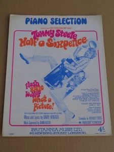 Tommy Steele - Half A Sixpence 1967 Piano Selection (David Heneker) - Picture 1 of 1
