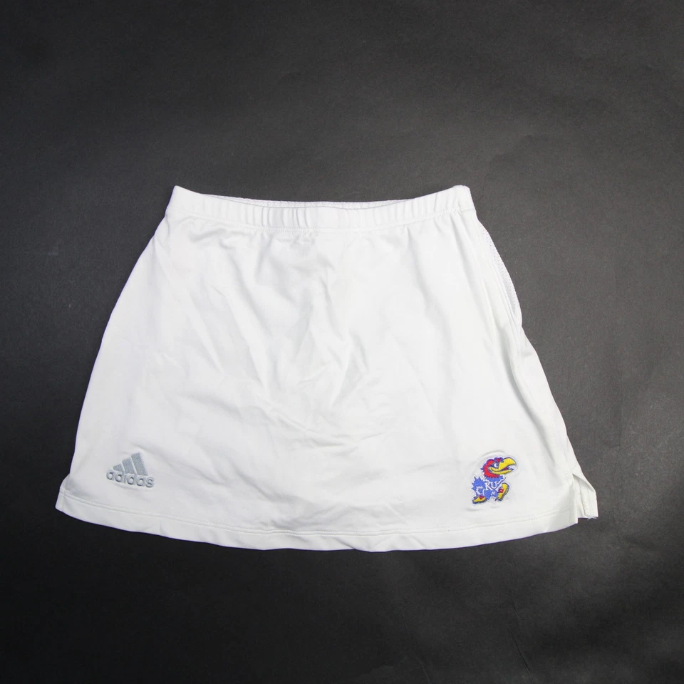 Kansas Jayhawks adidas Skort Women's White New - Image 1 of 1