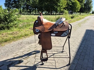 Westernsattel Show Deuber & Partner  16" Top Zustand - Bild 1 von 4