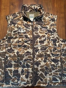 Drake Waterfowl Systems Old School Camo Mens Size XL Vest - Picture 1 of 10