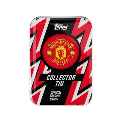 2025-26 Topps Manchester United Collectors Tin (35 Cards) (3 LE + 2 # Parallels) - Image 1 of 4