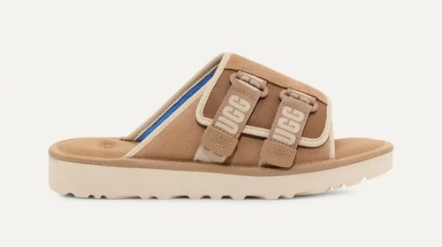 UGG Goldenco Scivoli Uomo Beige con Cinghie Taglia 10 NUOVI!! ?