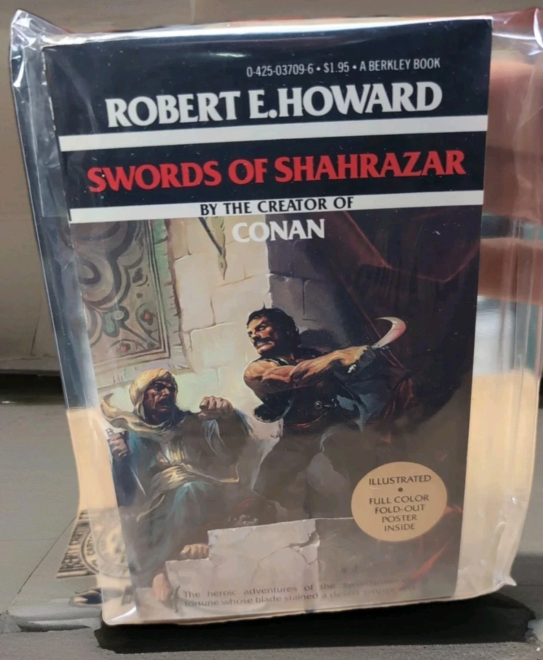 Robert E Howard Swords of Shahrazar Berkley PB 1st Edition 1st Print 1978 Poster - Image 1 of 1