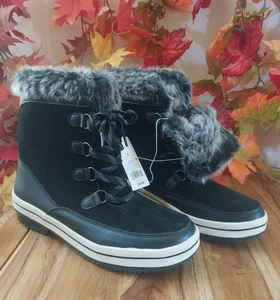Universal Thread Damen Schneestiefel Größe 11 Ellysa schwarz - Bild 1 von 5