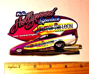 KC Hollywood Spurlock FRUIT OF THE LOOM Ron Swearingen Funny Car Die Cut Decal - Picture 1 of 1