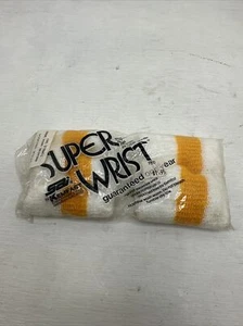 Vintage 1970’s Super Wrist Sweat Arm Bands Workout Wrist Band USA Made 2/tone - Picture 1 of 3