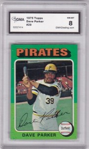 1975 Topps Baseball Card 29 Dave Parker Pittsburgh Pirates - GMA 8