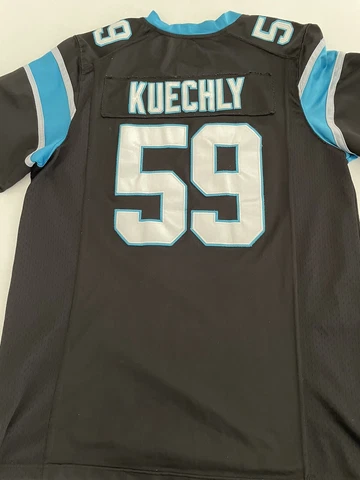 NFL Carolina Panthers Luke Kuechly Mens Nike Black Stitched Jersey Large 0623a Cover