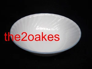 4 Corelle ENGLISH MEADOW Soup Cereal Bowl 7-1/4" Blue Trim Pink Trio Swirled - Picture 1 of 1