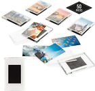 50 x Blank Fridge Magnets Clear Acrylic Insert Magnets Photos Pictures 7x4.5cm 