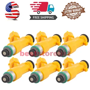 Set of 6 Fuel Injectors 297500-0950 Fits 09-19 Nissan 370Z /Infiniti M37 2011-13 - Picture 1 of 9