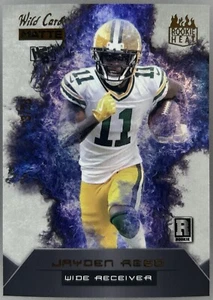 Comodín Jayden Reed 2023 mate novato Heat 3/25 #RH-JR Packers - Imagen 1 de 2