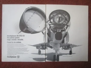 11/1971 PUB WESTINGHOUSE AN/APQ-120 FIRE CONTROL SYSTEM F-4E PHANTOM ORIGINAL AD - Picture 1 of 1