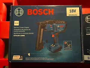 Bosch 18V 18-Gauge Narrow Crown Finish Stapler GTH18V-18MN - Picture 1 of 1
