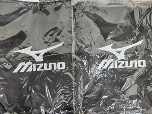 Mizuno Draw String Shoe Bag For The Gym Or Travel Bag Unisex Black 2 PCS - Picture 1 of 3