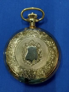 VTG Majestron Gold Tone Pocket Watch - Picture 1 of 4