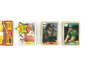 1987 Topps Sellado Paquete de Tarjetas de Béisbol José Canseco Novato Mostrándose en la Parte Superior ️ - Imagen 1 de 2