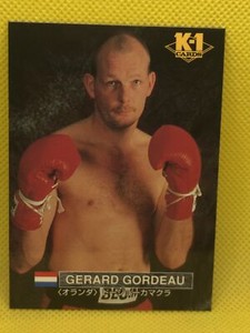 GERARD GORDEAU K-1 cards  K-! GRAND PRIX BANDAI Japanese 1997 F/S