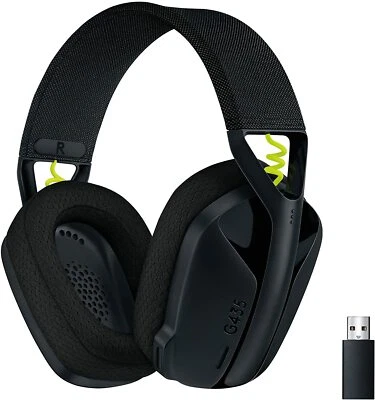 Logitech G G435 LIGHTSPEED Cuffie Gaming Wireless Bluetooth - Cuffie Over Ear Le - Immagine 1 di 4