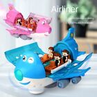 4PCS Electric Toy Stunt Electric Airliner Toy Plastic Airplane Toys  Kids