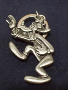 Llavero Happy Goofy Disney Mickey Mouse's Friend Plata Gris Metal Llavero Llavero - Imagen 1 de 6