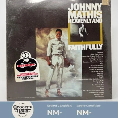 SEALED Johnny Mathis Heavenly & Faithfully LP Columbia CG33621 NM- - Image 1 of 3