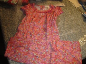 American Girl BITTY BABY PINK PAISLEY PJ'S PAJAMAS FOR GIRLS SIZE SMALL 3 NWTS - Picture 1 of 1