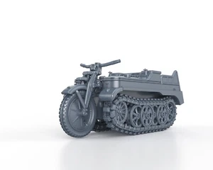 WWII GERMAN - KETTENKRAD - 1/56 1/72 1/87 1/100 3D PRINTED - Picture 1 of 4